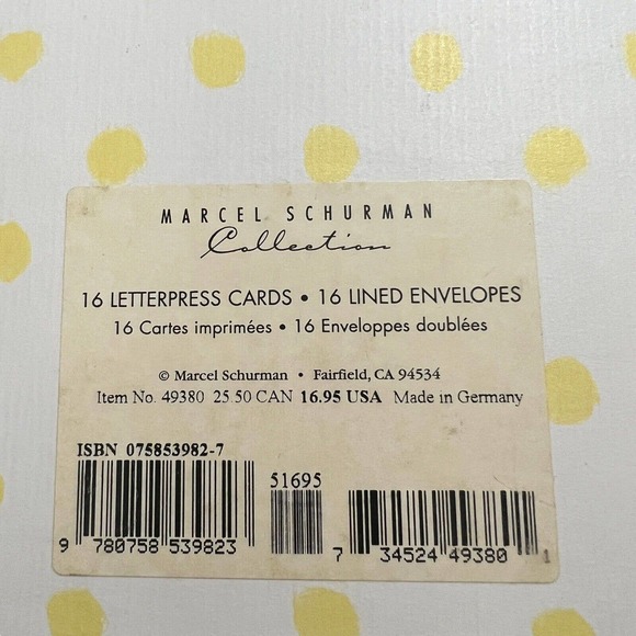 Marcel Schurman Letterpress Collection Blank Note Cards Ladies Shoe 12 sets - Picture 3 of 7